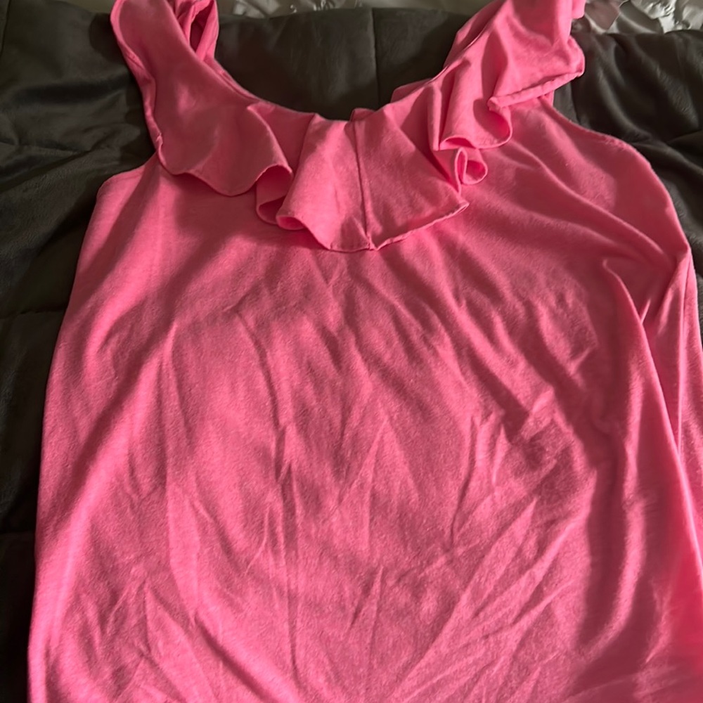 Lilly Pulitzer ruffled tank top
